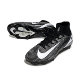 Nike Air Zoom Mercurial Superfly 10 Elite FG Black and White